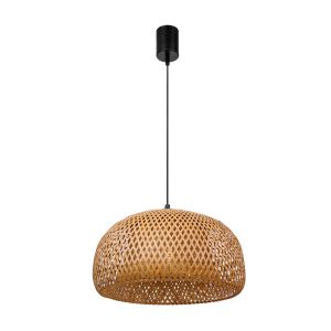 竹製 ペンダントライト 二重シェード